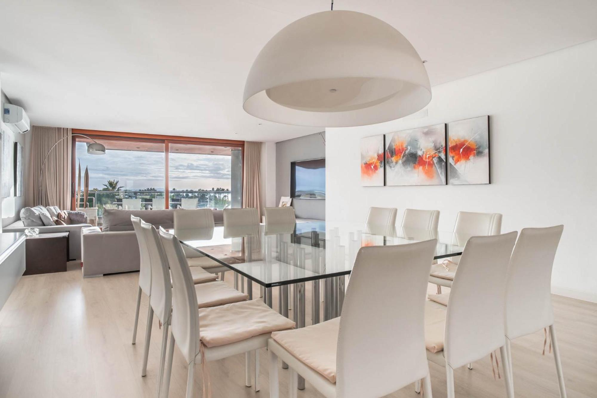 Luxury Sea View Apartment In Puerto De Alcudia Bagian luar foto